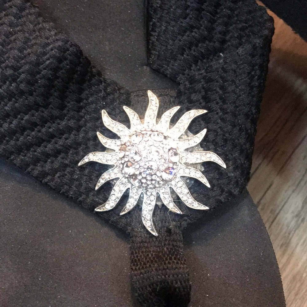 Nomad Rhinestone embellished flip-flops - Picture 2 of 3